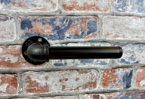 Industrial Style Pipework Angled Toilet Roll Holder
Made to order industrial style metal pipework toilet roll holder in a choice of colours