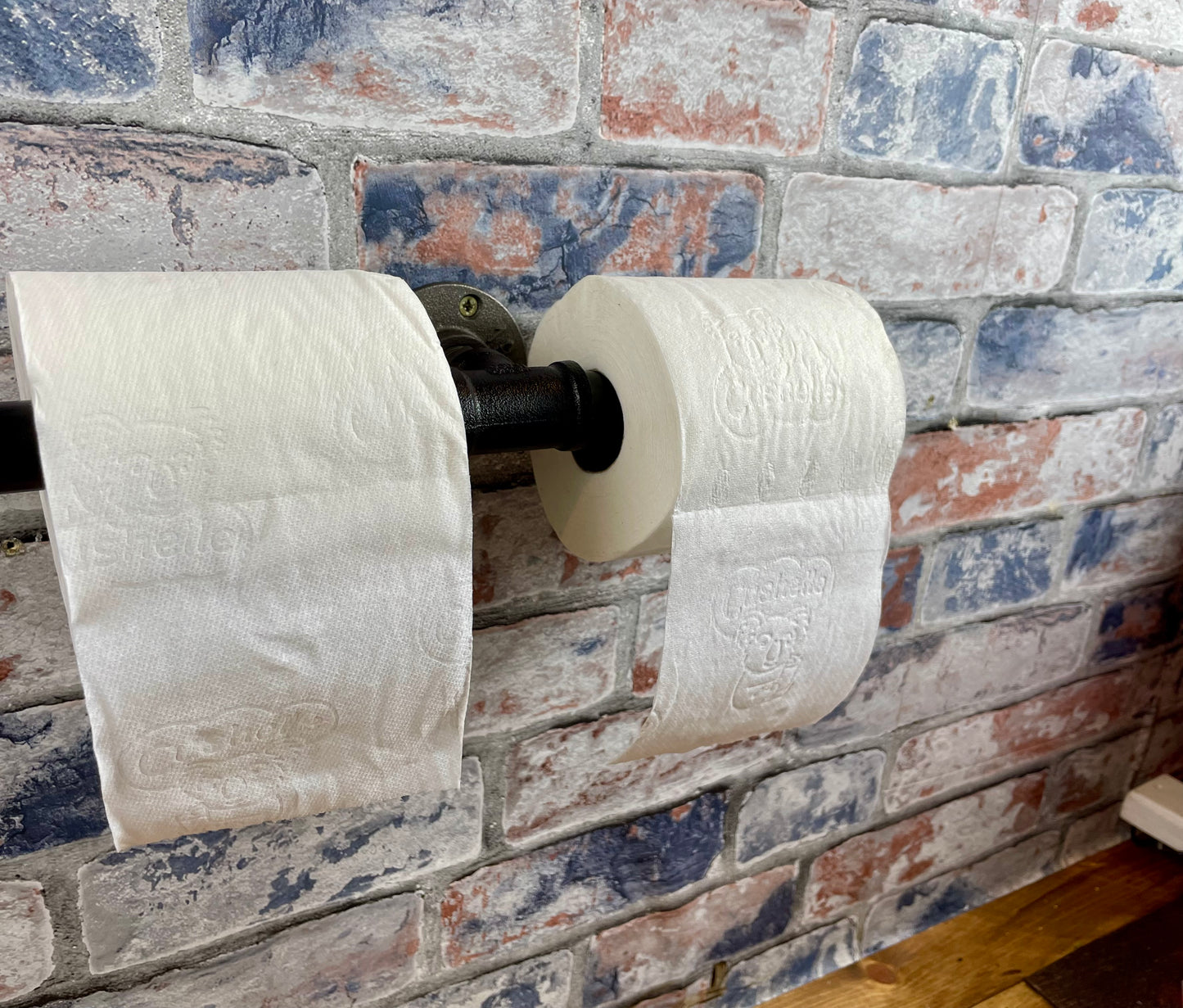 Industrial Style Pipework Double Toilet Roll Holder
Made to order industrial style metal pipework double toilet roll holder in a choice of colours. Free UK delivery by Splintered