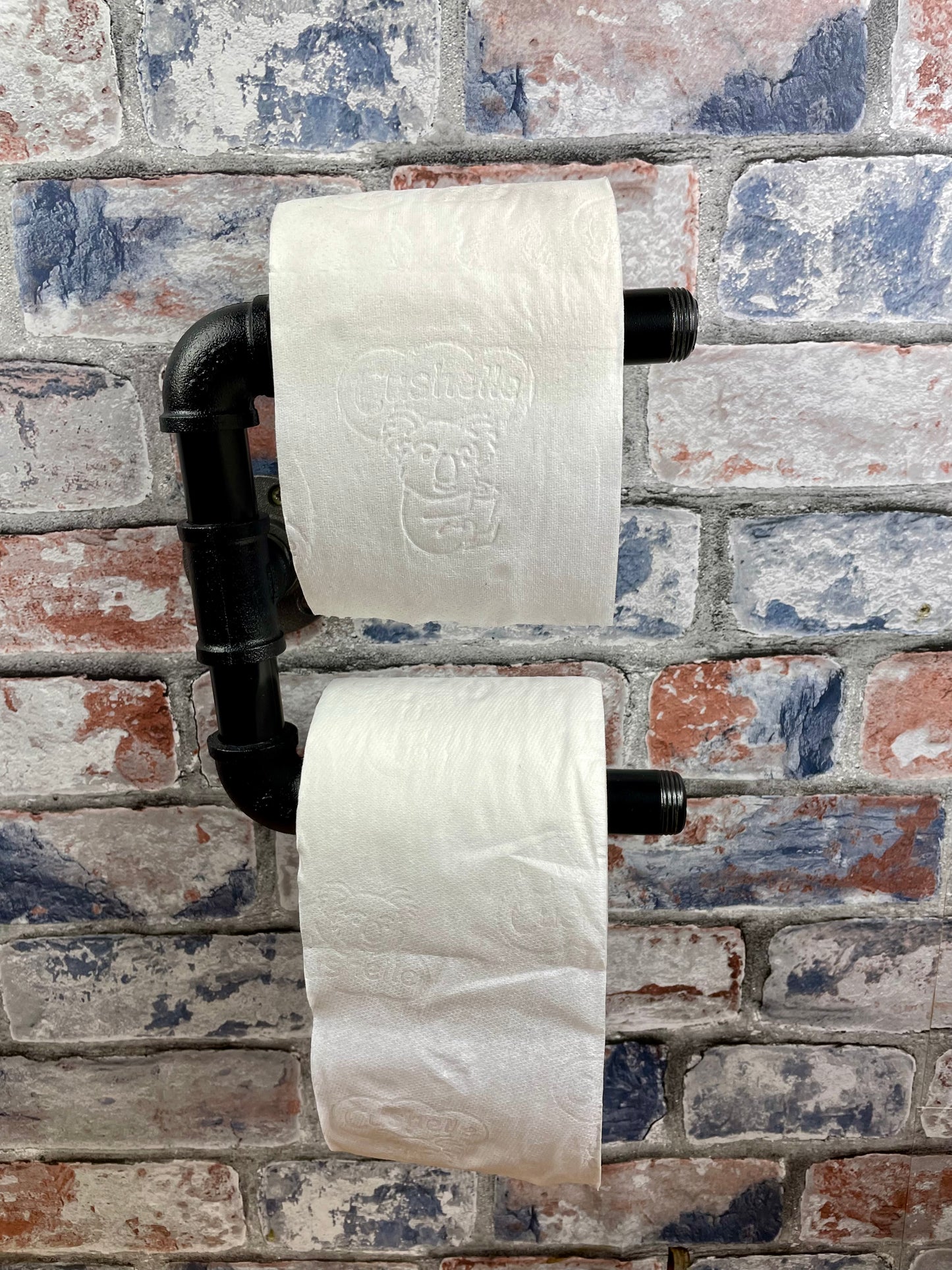 Industrial Style Pipework Double Toilet Roll Holder
Made to order industrial style metal pipework double toilet roll holder in a choice of colours. Free UK delivery by Splintered