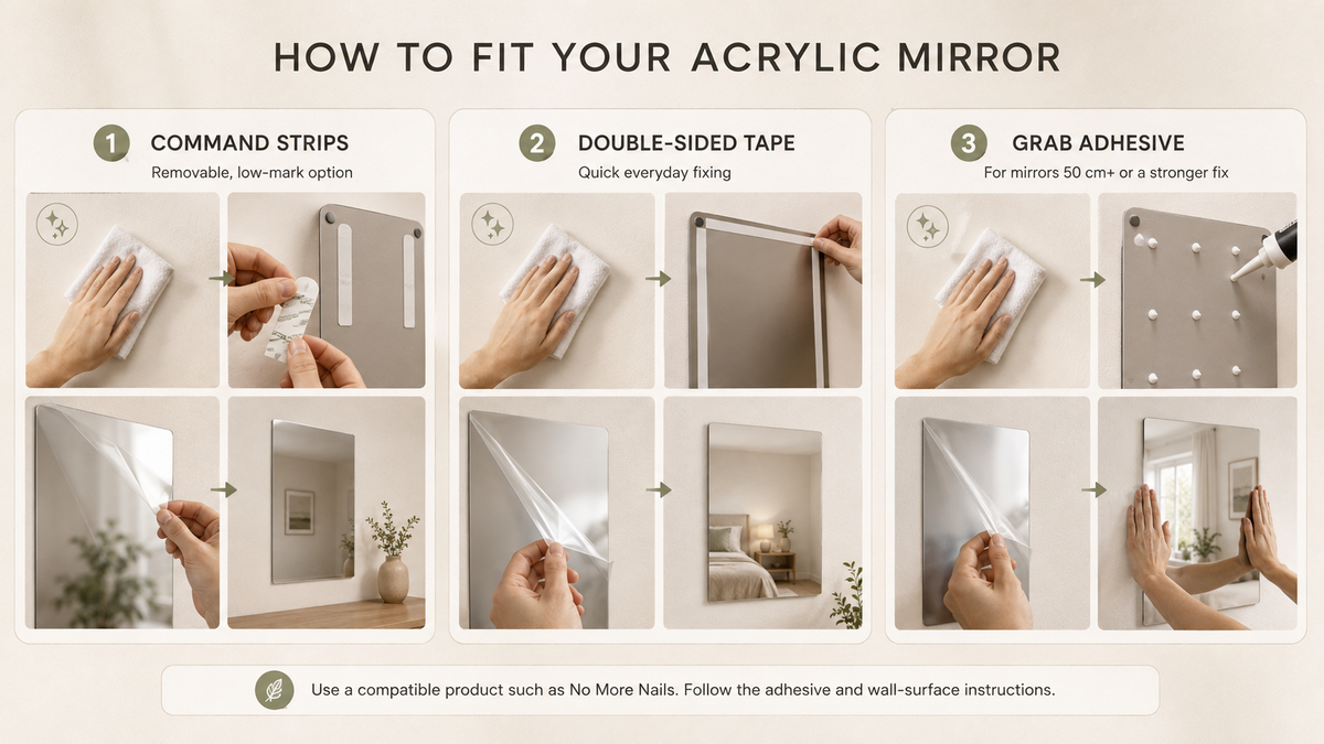 Rocket Acrylic Mirror