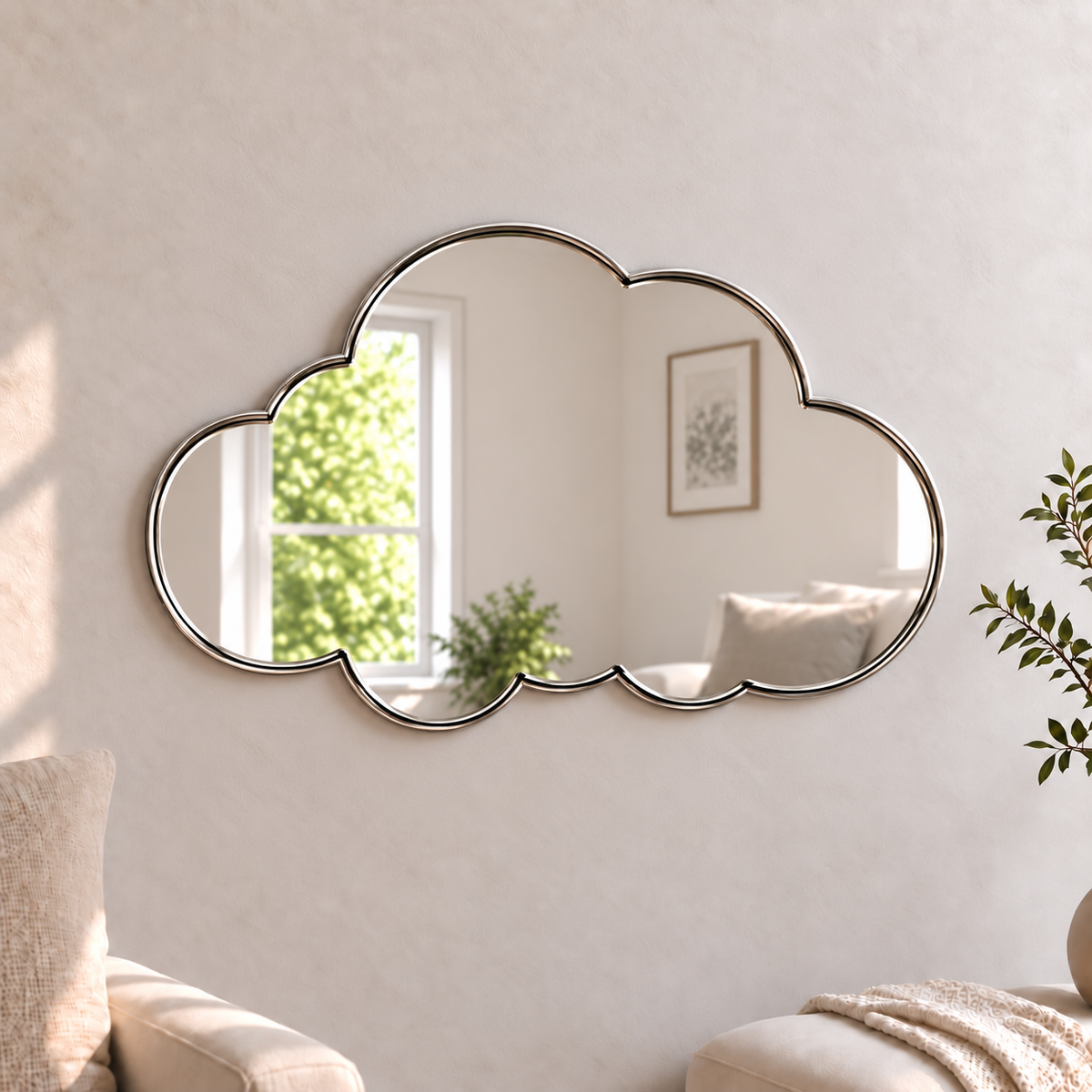 Cloud Acrylic Mirror

Add a fun and unique mirror to anywhere around the house with this cloud shaped acrylic mirrors.