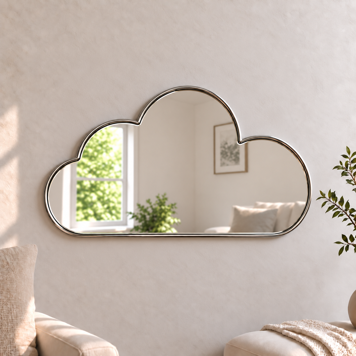 Cloud Acrylic Mirror

Add a fun and unique mirror to anywhere around the house with this cloud shaped acrylic mirrors.
