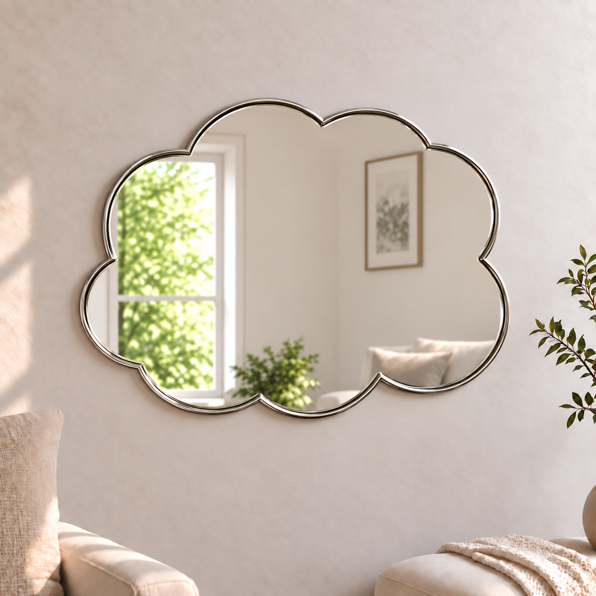 Cloud Acrylic Mirror

Add a fun and unique mirror to anywhere around the house with this cloud shaped acrylic mirrors.