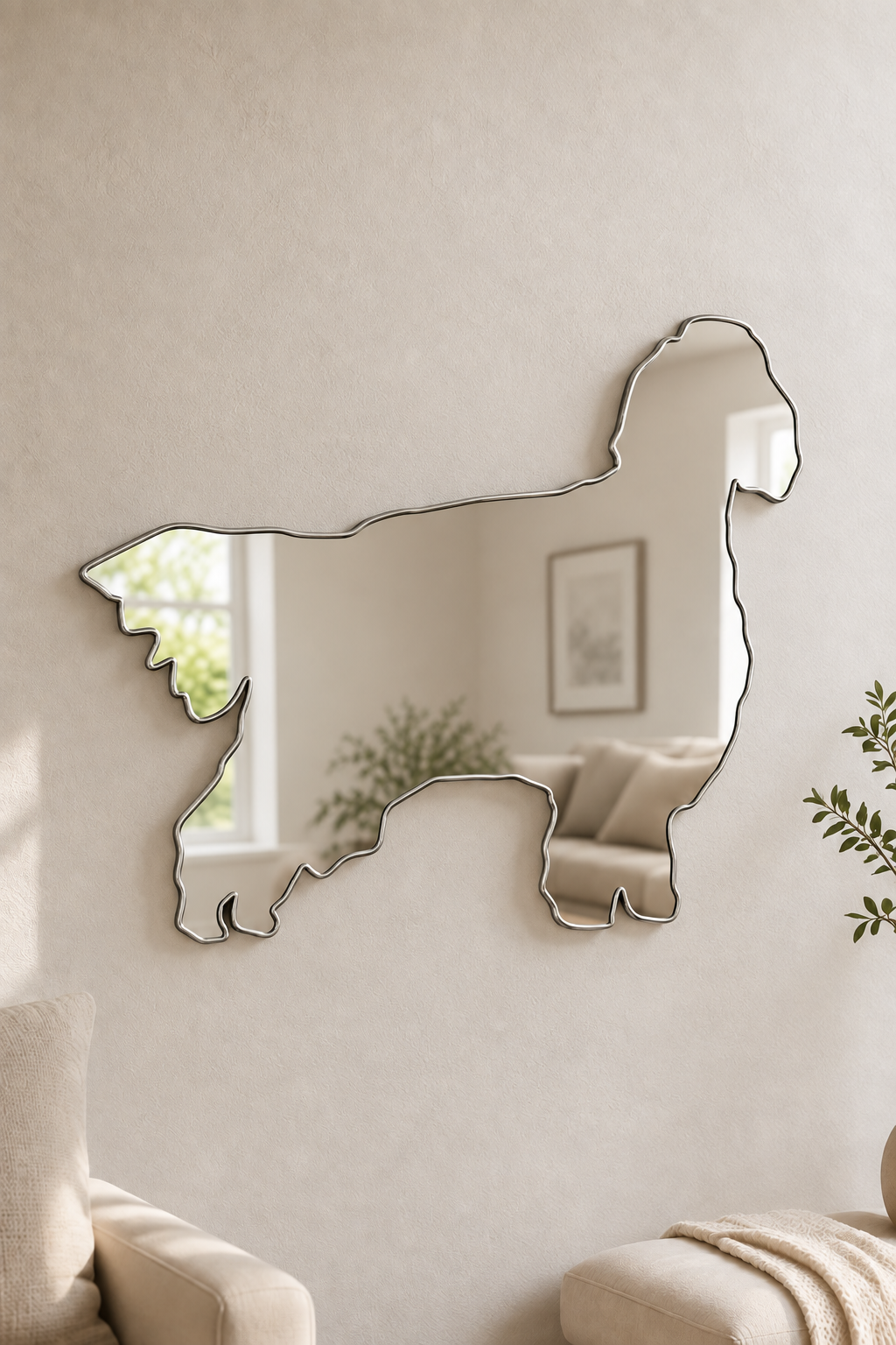 Cocker Spaniel Mirror Acrylic Mirror

Bring your favorite dog breed into your home decor with this Cocker Spaniel Mirror shaped acrylic mirror. Its playful design is perfect for anywhere around the home