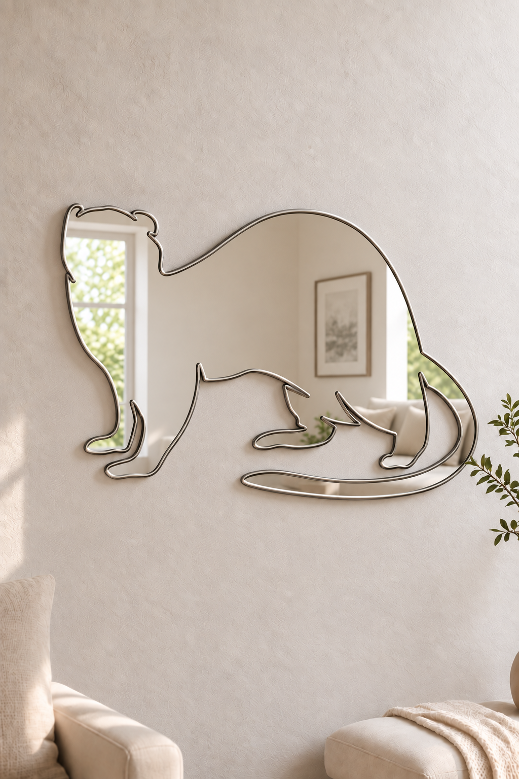Ferret Acrylic Mirror

Bring your favorite animal into your home decor with this Ferret Mirror shaped acrylic mirror. Its playful design is perfect for anywhere around the home