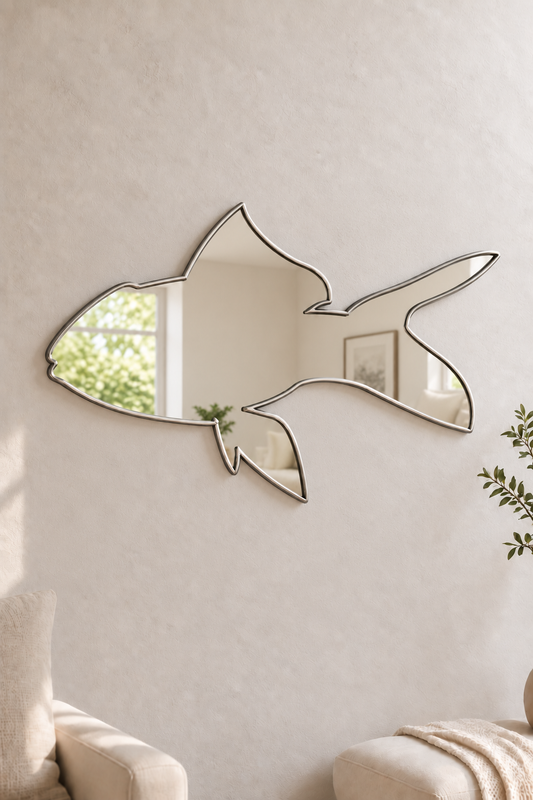 Fish Acrylic Mirror

Bring your favorite animal into your home decor with this Fish Mirror shaped acrylic mirror. Its playful design is perfect for anywhere around the home