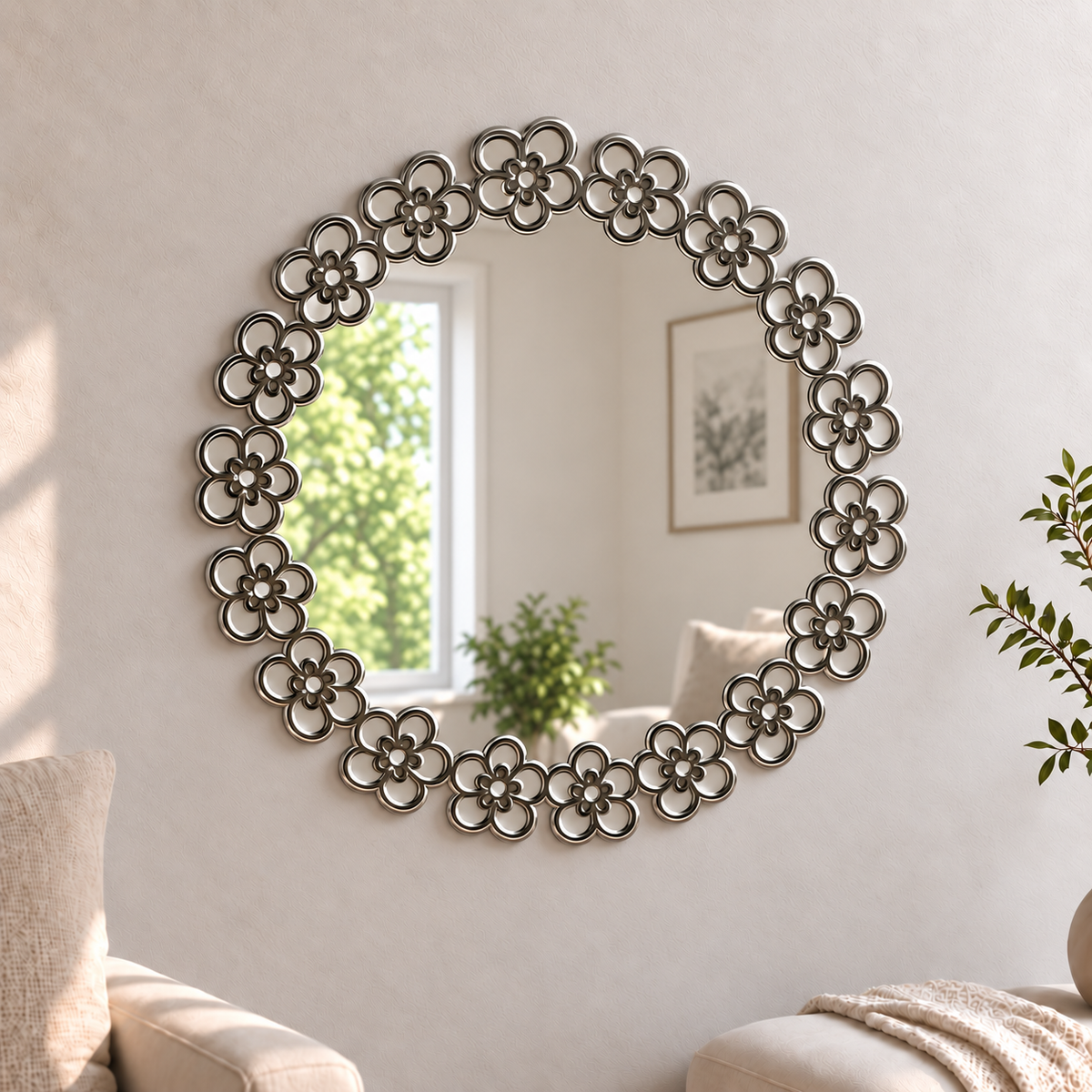 Pansy Wreath Mirror

Brighten up your home with this Pansy Wreath Mirror. Its playful design is perfect for anywhere around the home.