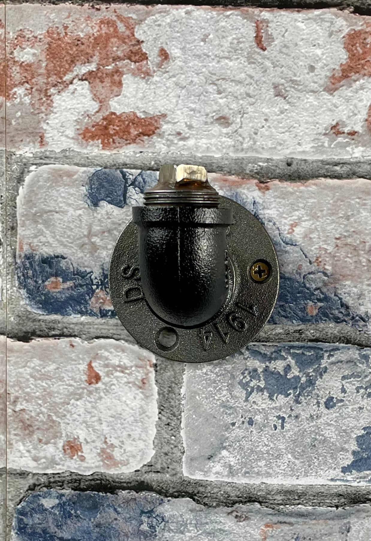 Industrial Style Metal Pipework Coat Hooks.

Chunky and super sturdy, these metal coat hooks come fully built and ready to attach to your wall.