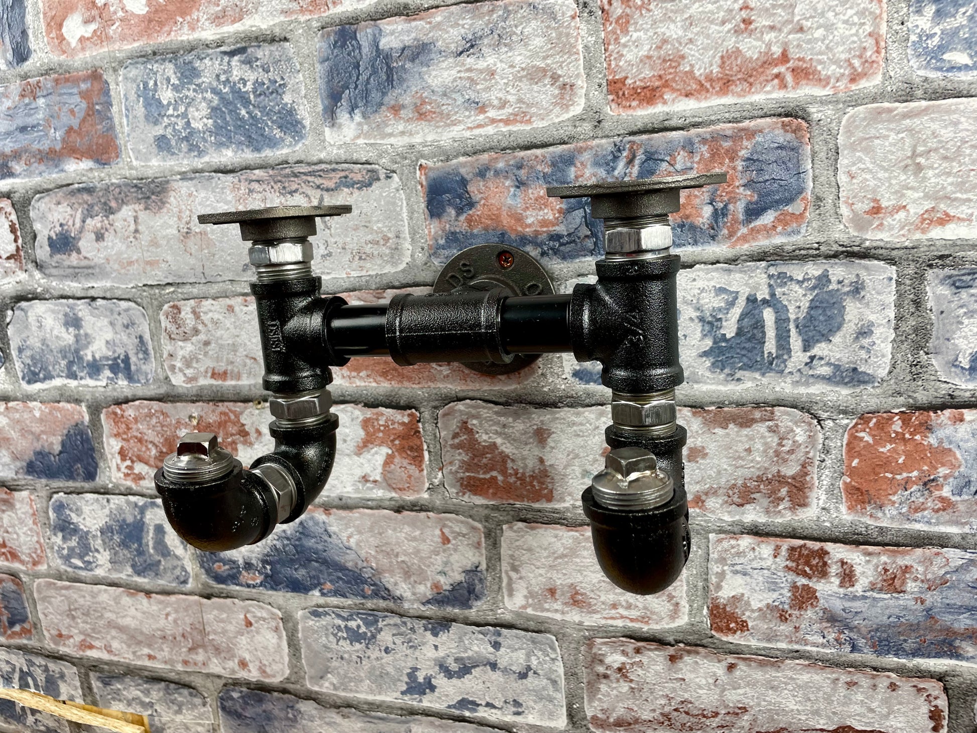Industrial Style Metal Pipework Coat Hooks Set

Chunky and super sturdy, these metal coat hook sets come fully built and ready to attach to your wall. Perfect from coats, scarves, hats, keys and more.