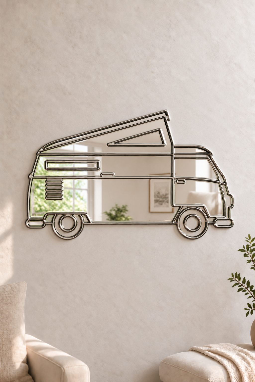 Camper Van Acrylic Mirror

Bring your favorite animal into your home decor with this square acrylic mirror with small Camper Van design. Its playful design is perfect for anywhere around the home