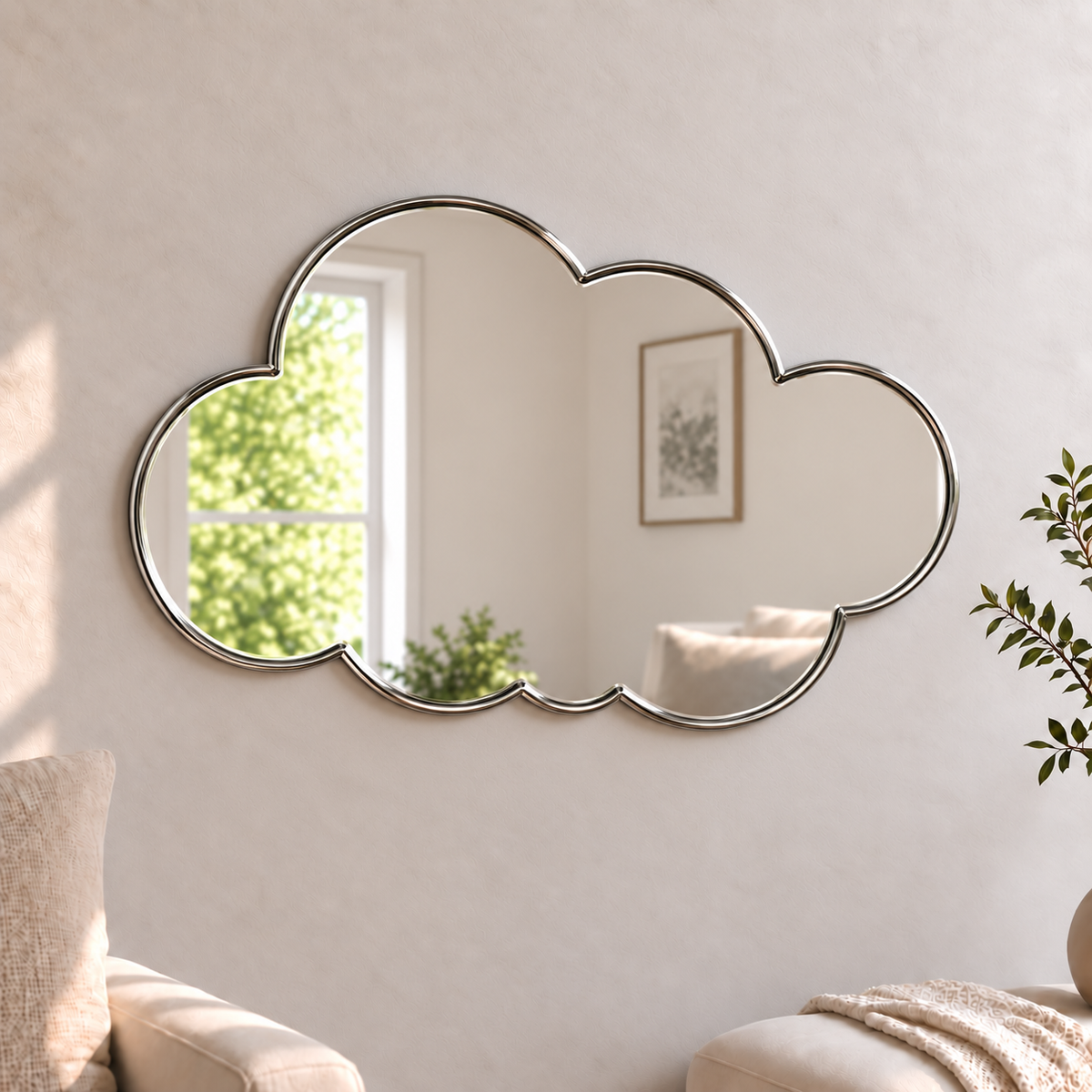 Cloud Acrylic Mirror

Add a fun and unique mirror to anywhere around the house with this cloud shaped acrylic mirrors.