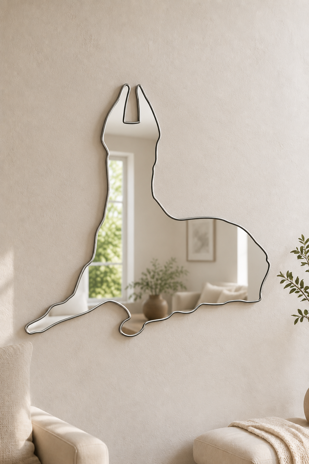 Great Dane Acrylic Mirror

Bring your favorite dog breed into your home decor with this Great Dane shaped acrylic mirror. Its playful design is perfect for anywhere around the home