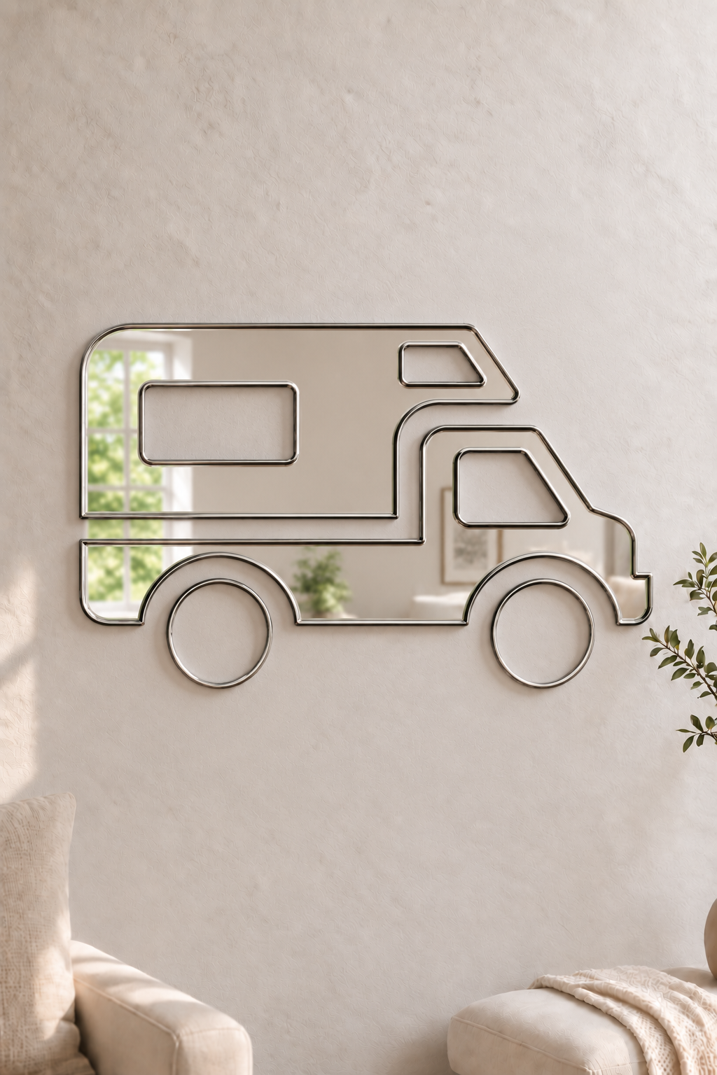 Home Is Where You Park It Acrylic Mirror

Bring your favorite animal into your home decor with this Motorhome 4pc acrylic mirror. Its playful design is perfect for anywhere around the home.