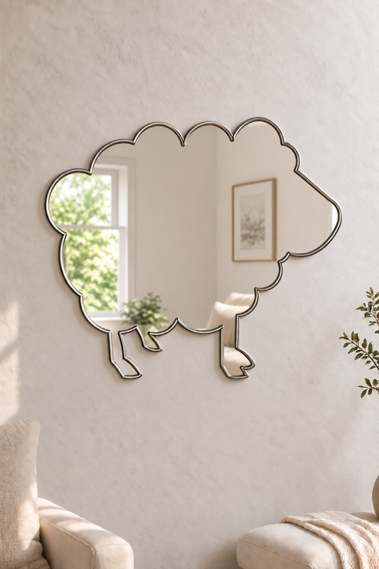 Sheep Acrylic Mirror

Bring your favorite animal into your home decor with this Sheep Mirror shaped acrylic mirror. Its playful design is perfect for anywhere around the home