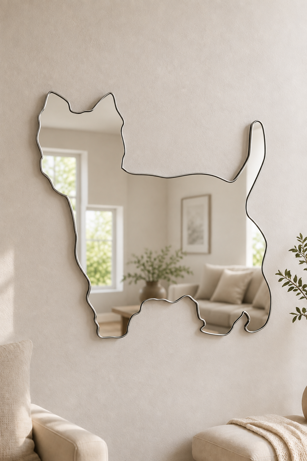 Westie&nbsp;Mirror Acrylic Mirror

Bring your favorite dog breed into your home decor with this Westie&nbsp;Mirror shaped acrylic mirror. Its playful design is perfect for anywhere around the home